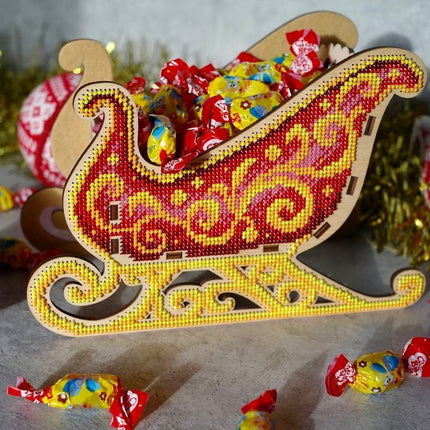 DIY Christmas sleigh kit "Christmas sleigh"