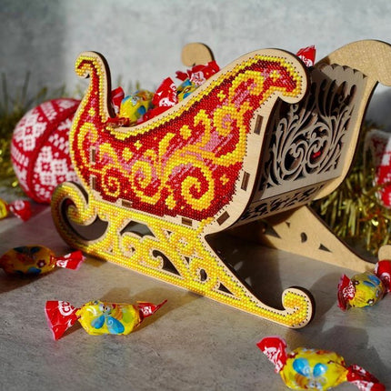 DIY Christmas sleigh kit "Christmas sleigh"