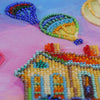 DIY Bead Embroidery Kit "Under the colored skies" 11.8"x11.8" / 30.0x30.0 cm