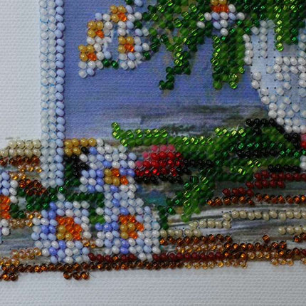 DIY Bead Embroidery Kit "Summer aroma-3" 9.1"x10.6" / 23.0x27.0 cm