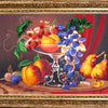 DIY Bead Embroidery Kit "Stilllife with Peaches" 14.2"x20.1" (36.0x51.0 cm)