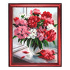 DIY Bead Embroidery Kit "Peonies" 13.4"x10.6" / 34.0x27.0 cm