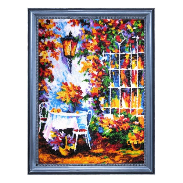 Bead DIY Embroidery Kit "Garden in the Night" 19.7"x14.2"/ 50.0x36.0 cm