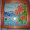 Canvas for bead embroidery "Coastal View" 7.9"x7.9" / 20.0x20.0 cm