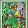 DIY Bead Embroidery Kit "Gems of the Jungle" 13.0"x10.2" / 33.0x26.0 cm