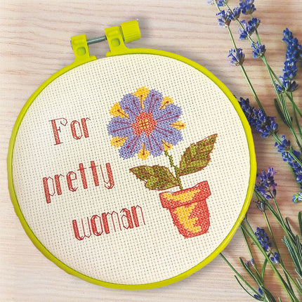 Counted Cross Stitch Kit "A beautiful woman"