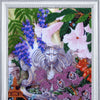 Bead DIY Embroidery Kit "Fountain in the garden" 13.8"x10.6"/ 35.0x27.0 cm