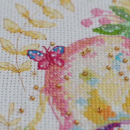 DIY Cross Stitch Kit "Tender feelings" 11.4"x7.5"
