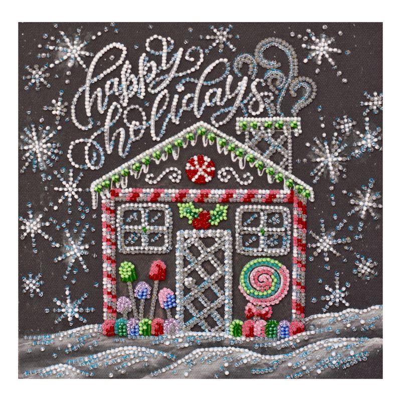 DIY Bead Embroidery Kit "Icing-sugar"