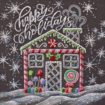 DIY Bead Embroidery Kit "Icing-sugar"