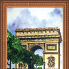 DIY Bead Embroidery Kit "Arc de Triomphe" 12.6"x18.1" / 32.0x46.0 cm