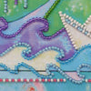 DIY Bead Embroidery Kit "The voice of the stream"  5.9"x5.9" / 15.0x15.0 cm