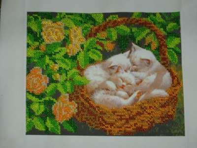 Canvas for bead embroidery "Siesta" 7.9"x6.3" / 20.0x16.0 cm