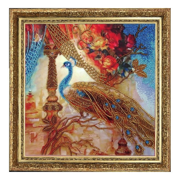 DIY Bead Embroidery Kit "Eastern Tunes" 10.2"x10.2" / 26.0x26.0 cm