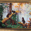 DIY Bead Embroidery Kit "Morning in the Pine Wood (after I. Shishkin)" 13.4"x19.3" / 34.0x49.0 cm