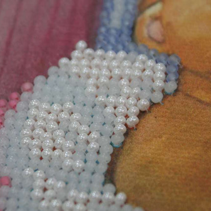 DIY Bead Embroidery Kit "Starlight night"  5.9"x5.9" / 15.0x15.0 cm