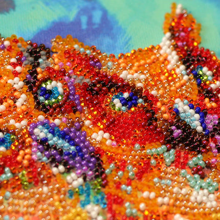 DIY Bead Embroidery Kit "Funny trio"