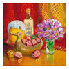 Canvas for bead embroidery "Easter story-1" 11.8"x11.8" / 30.0x30.0 cm