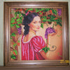 Canvas for bead embroidery "Spanish Grapes" 11.8"x11.8" / 30.0x30.0 cm