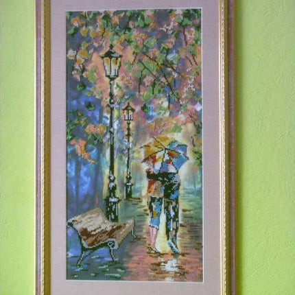 DIY Bead Embroidery Kit "Colour mood" 9.8"x19.7" / 25.0x50.0 cm
