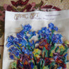 Canvas for bead embroidery "Irises" 7.9"x7.9" / 20.0x20.0 cm