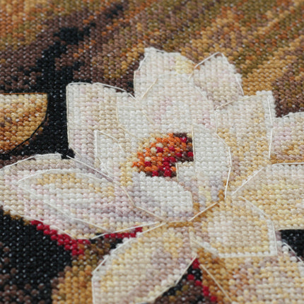 DIY Cross Stitch Kit "Trio" 9.8"x10.6"