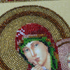 DIY Bead Embroidery Kit "Icon of the Mother of God "Refreshing and Refuge"" 7.5"x9.8" / 19.0x25.0 cm