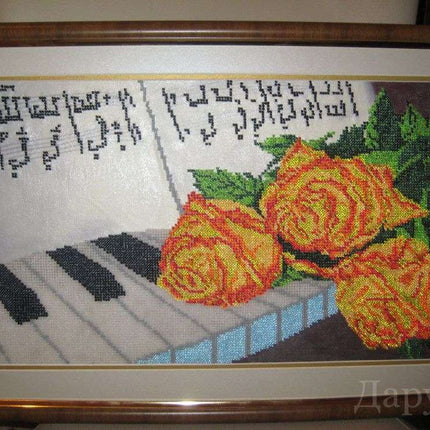 DIY Bead Embroidery Kit "Dolche" 15.7"x9.1" / 40.0x23.0 cm