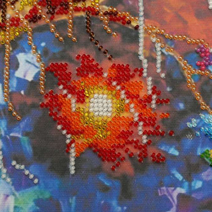 DIY Bead Embroidery Kit "Kaleidoscope" 11.8"x11.8" / 30.0x30.0 cm