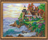 DIY Bead Embroidery Kit "House by the sea" 15.7"x12.6" / 40.0x32.0 cm