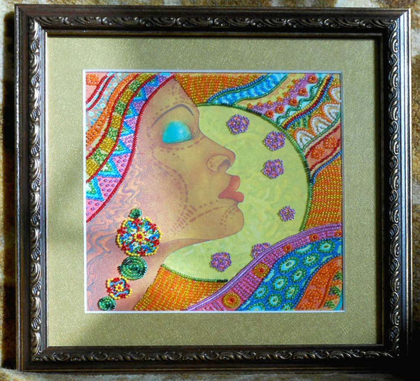 Canvas for bead embroidery 