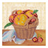 Canvas for bead embroidery "Summer fruits" 7.9"x7.9" / 20.0x20.0 cm