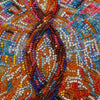 DIY Bead Embroidery Kit "Junction" 12.2"x15.0" / 31.0x38.0 cm