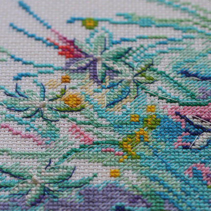 DIY Cross Stitch Kit "Secret wish" 14.2"x9.8"
