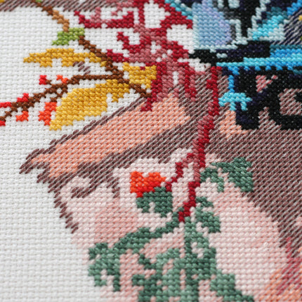 DIY Cross Stitch Kit "Lantern" 9.8"x16.1"