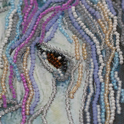 DIY Bead Embroidery Kit "Devotion" 11.8"x11.8" / 30.0x30.0 cm