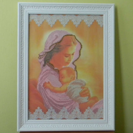 DIY Bead Embroidery Kit "Happiness" 12.6"x17.7" / 32.0x45.0 cm