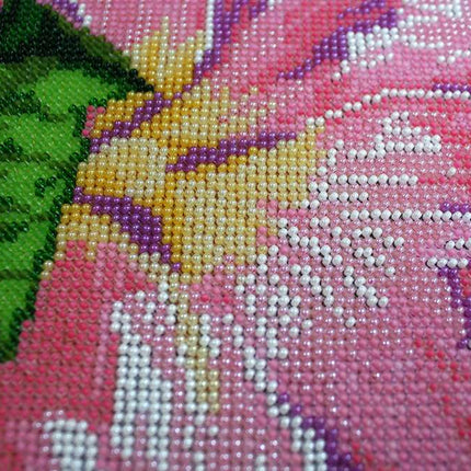 DIY Bead Embroidery Kit "Mallow" 12.6"x22.0" / 32.0x56.0 cm