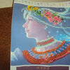Canvas for bead embroidery "Diva" 7.9"x7.9" / 20.0x20.0 cm