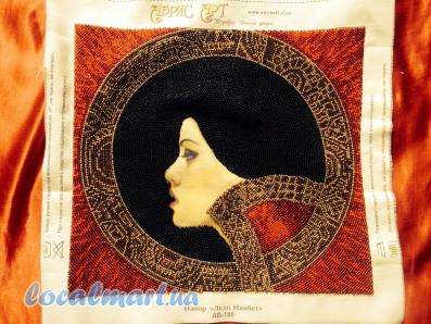 DIY Bead Embroidery Kit "Lady Macbeth" 11.8"x11.0" / 30.0x28.0 cm