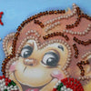 DIY Bead Embroidery Kit "Cheer monkeys"  5.9"x5.9" / 15.0x15.0 cm