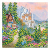 Canvas for bead embroidery "The Magic Castle" 7.9"x7.9" / 20.0x20.0 cm