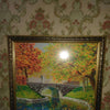 Canvas for bead embroidery "Transparent autumn-1" 11.8"x11.8" / 30.0x30.0 cm