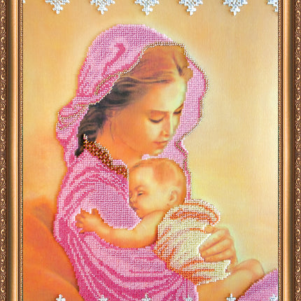 DIY Bead Embroidery Kit "Happiness" 12.6"x17.7" / 32.0x45.0 cm