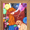 DIY Bead Embroidery Kit "Invitation for a Date" 13.8"x10.2" / 35.0x26.0 cm