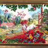 DIY Bead Embroidery Kit "Road Leading Home" 9.4"x13.8" / 24.0x35.0 cm