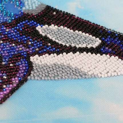 DIY Bead Embroidery Kit "The fourth spacing" 10.4"x15.0" / 26.5x38.0 cm
