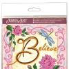 DIY Bead Embroidery Kit "Believe"  5.9"x5.9" / 15.0x15.0 cm