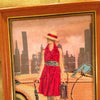 DIY Bead Embroidery Kit "Retro travel – 3" 11.8"x15.2" / 30.0x38.5 cm