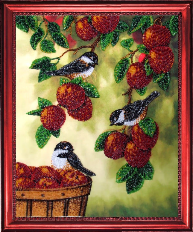 DIY Bead Embroidery Kit "Harvesting" 13.0"x10.6" / 33.0x27.0 cm